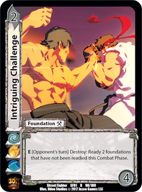 Intriguing Challenge card front