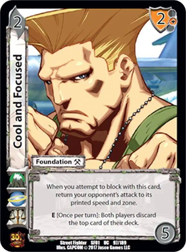 Cool and Focused card front