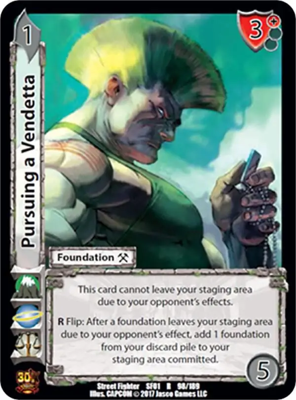 Pursuing a Vendetta card front