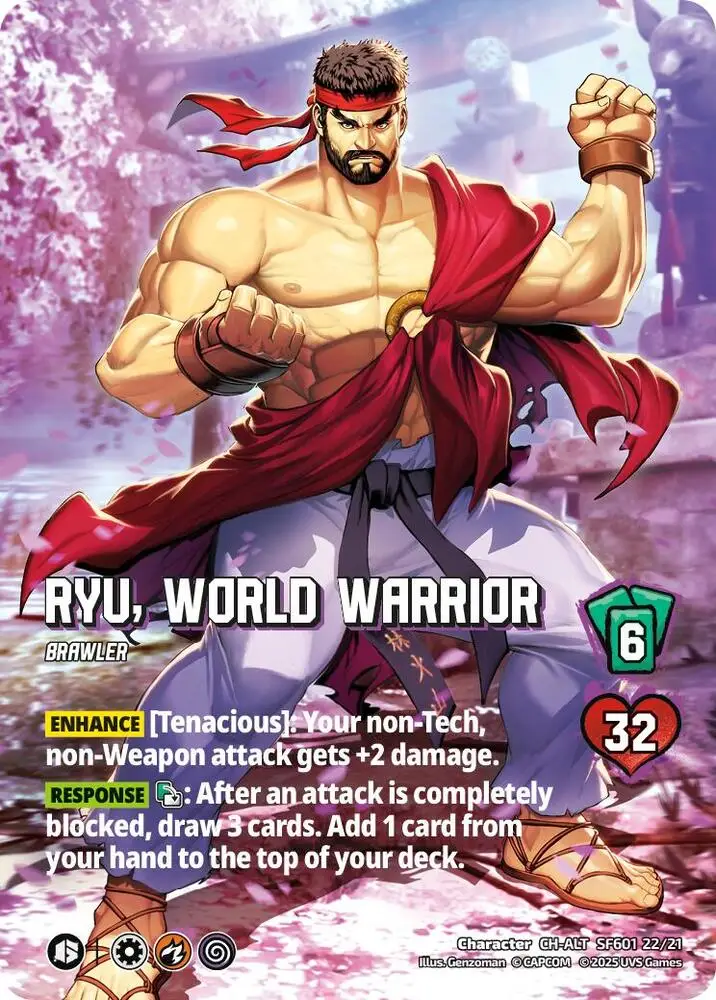 Ryu, World Warrior (Alternate Art) card front