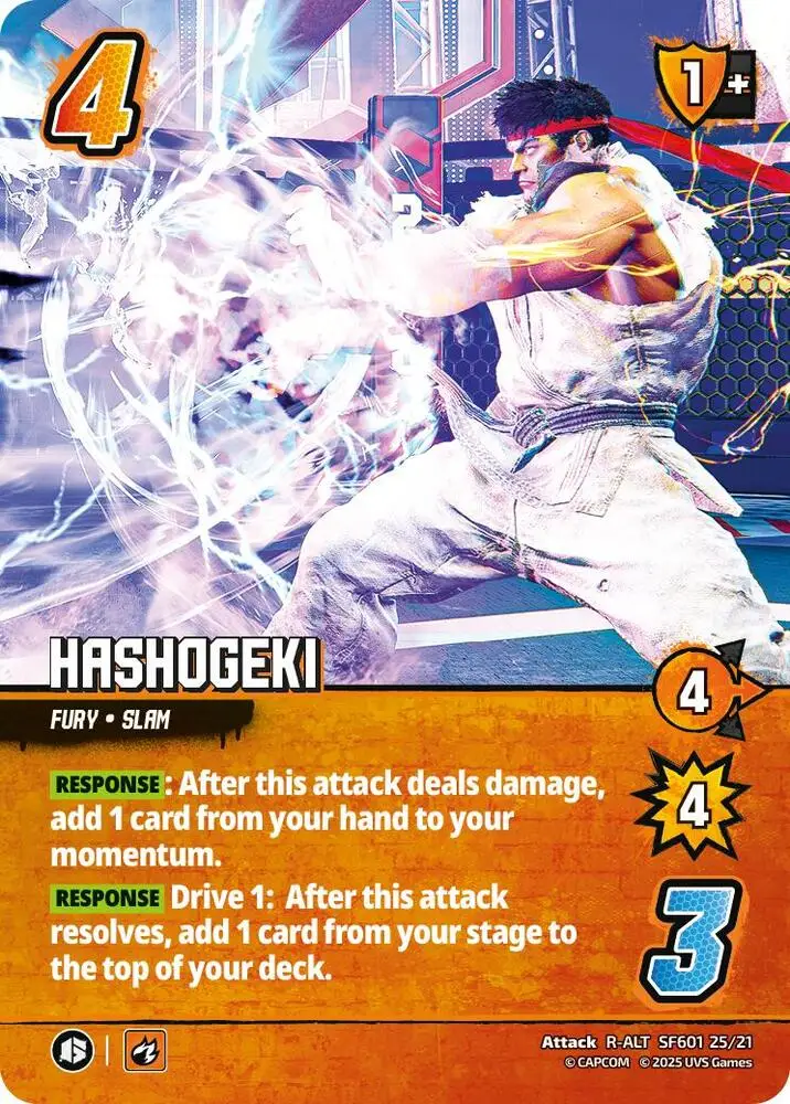 Hashogeki (Alternate Art) card front