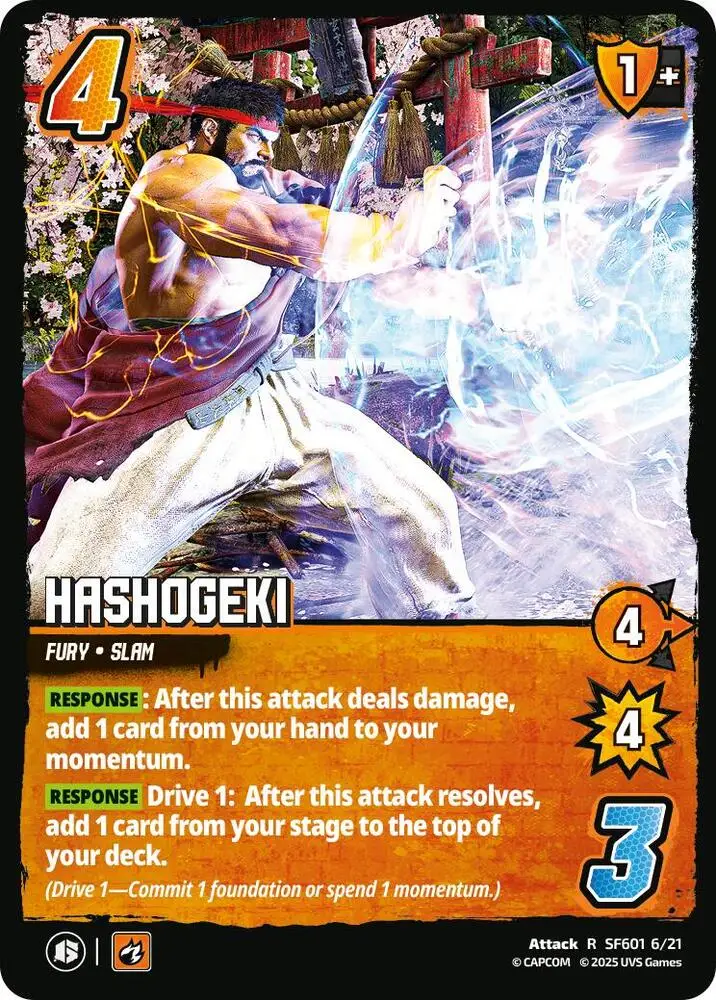 Hashogeki card front