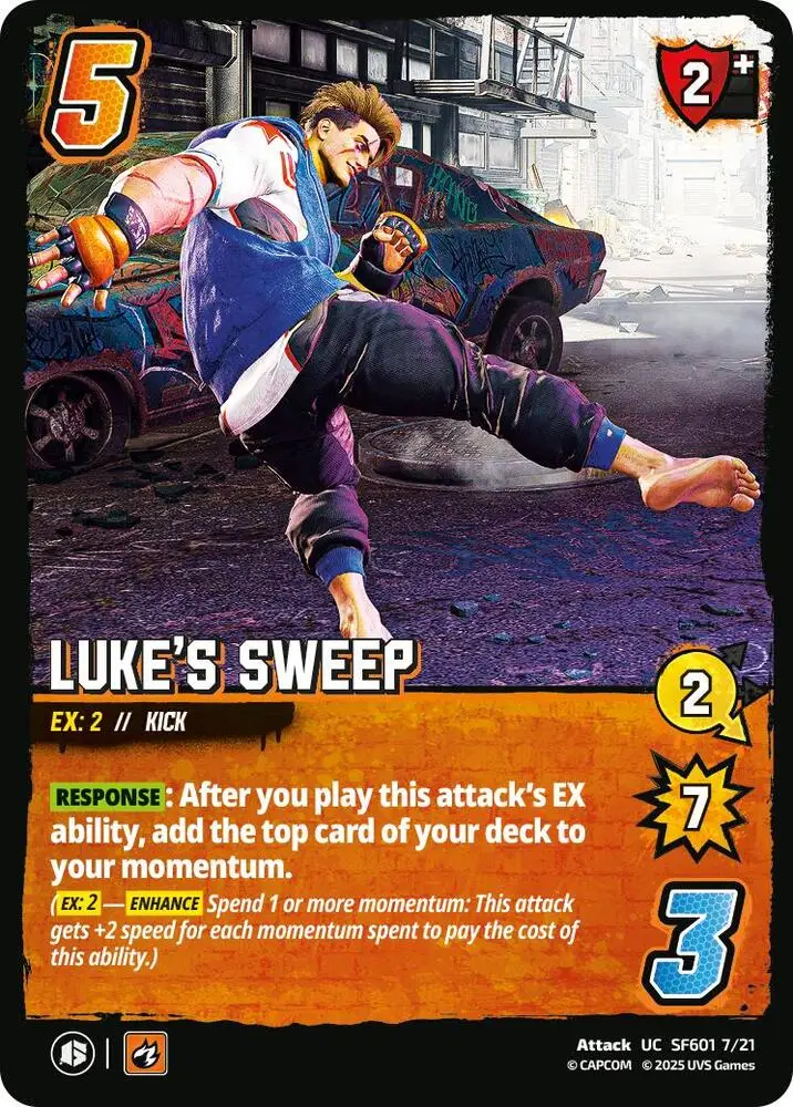 Luke's Sweep card front