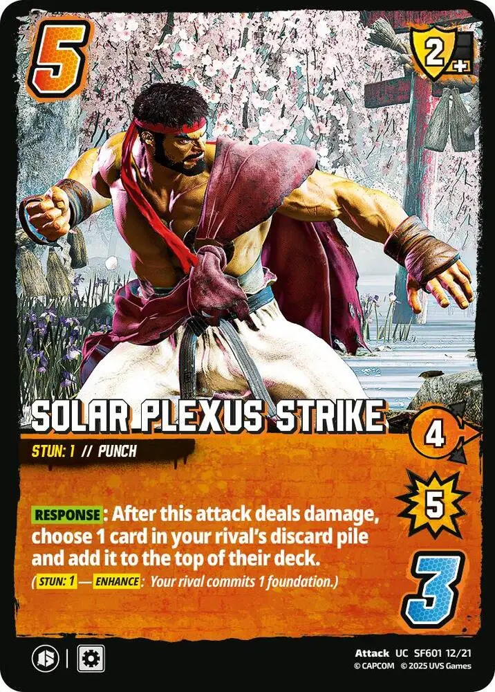 Solar Plexus Strike card front