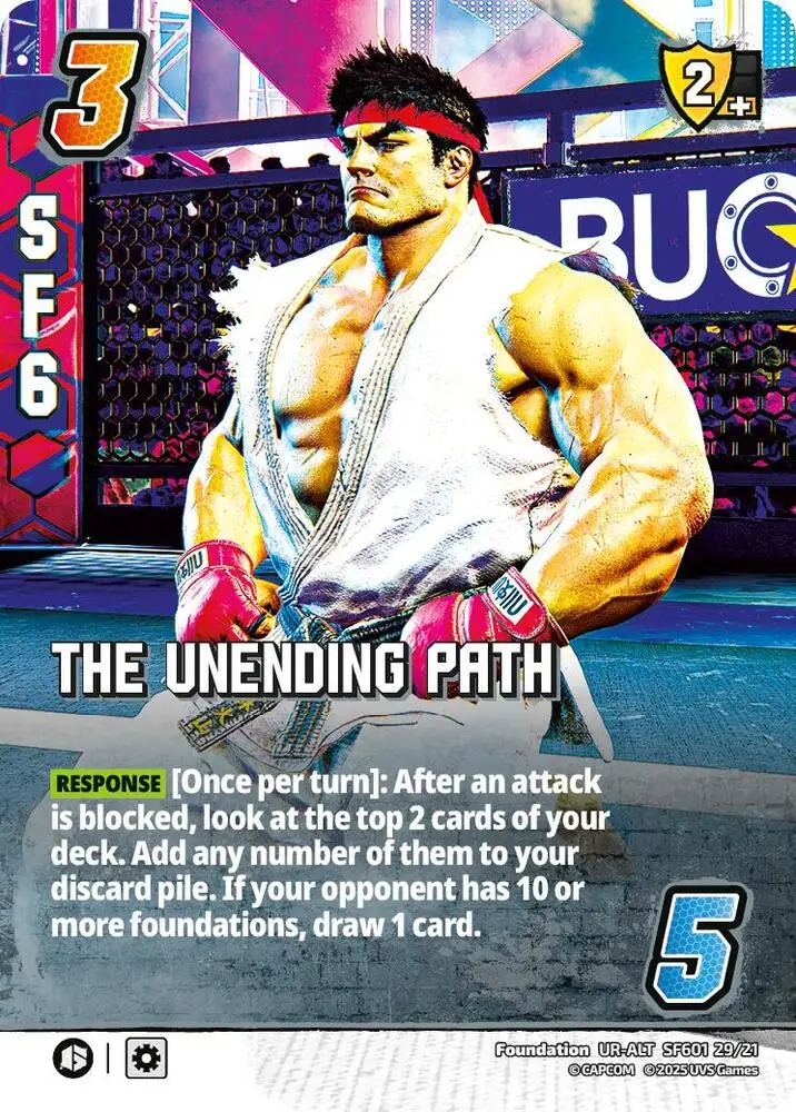 The Unending Path (Alternate Art) card front