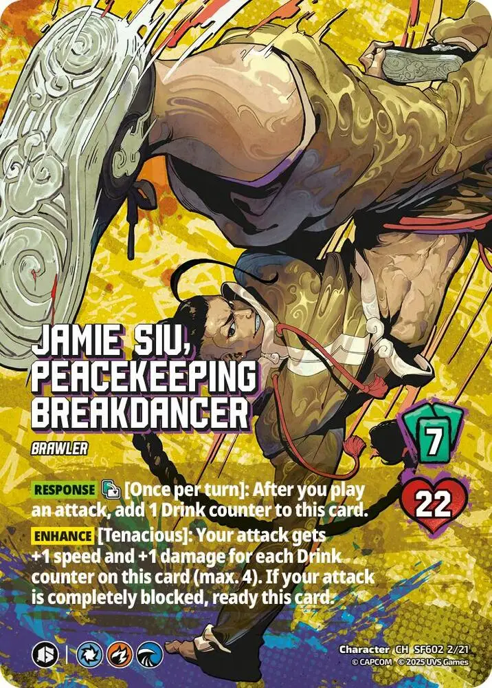 Jamie Siu, Peacekeeping Breakdancer card front