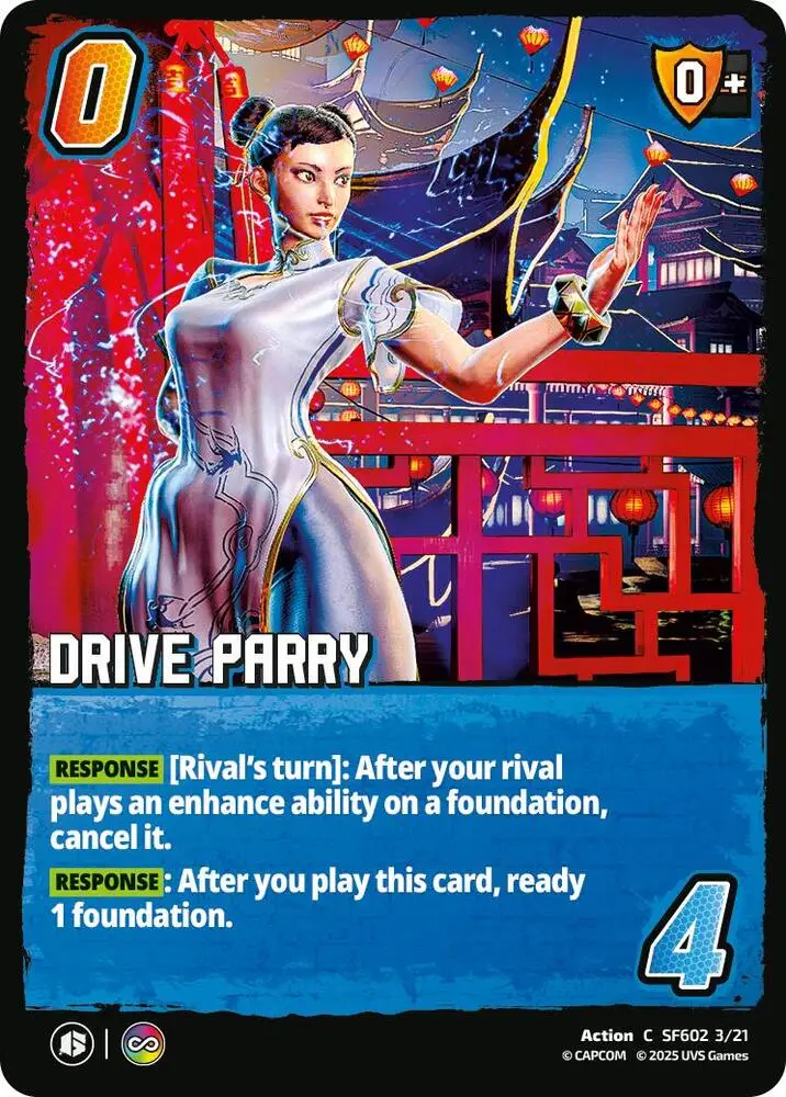 Drive Parry card front