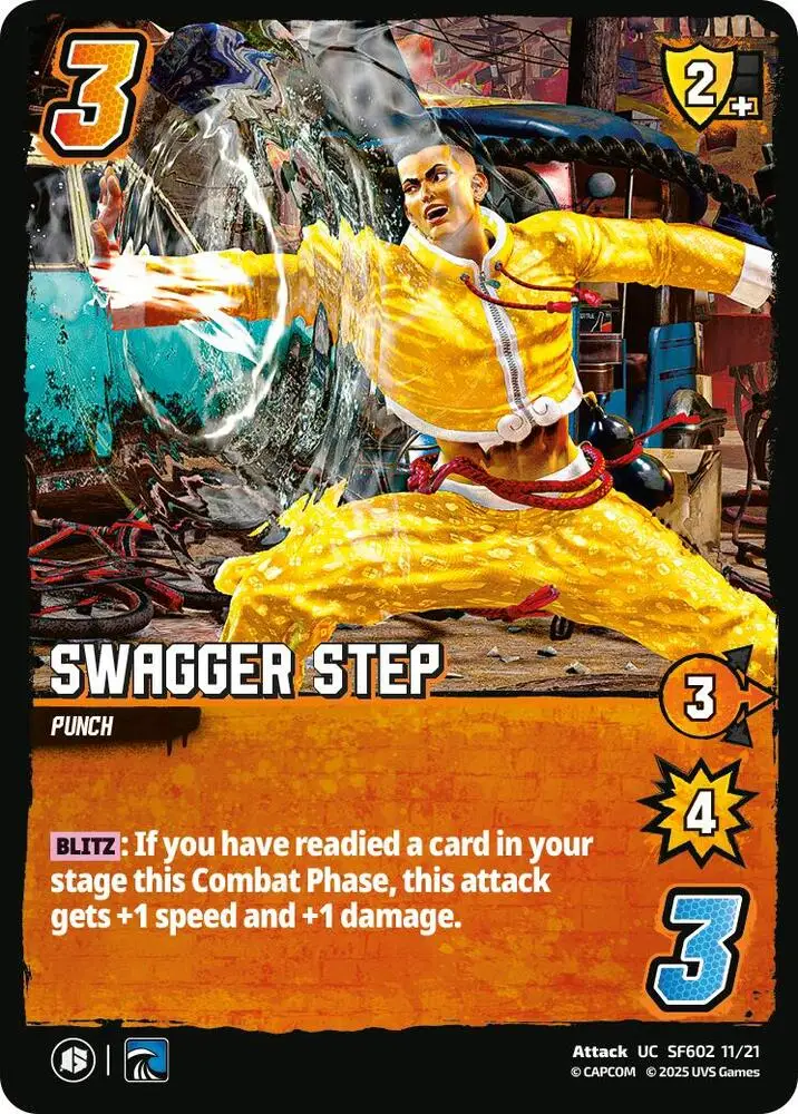 Swagger Step card front