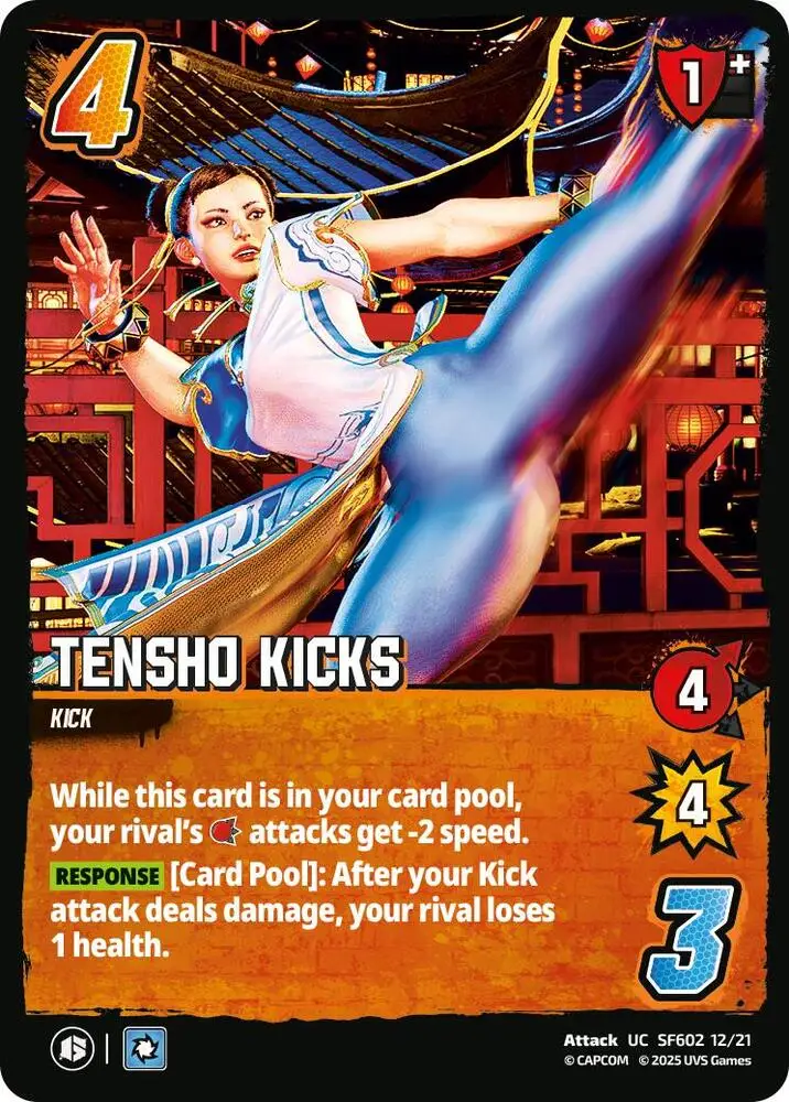 Tensho Kicks card front