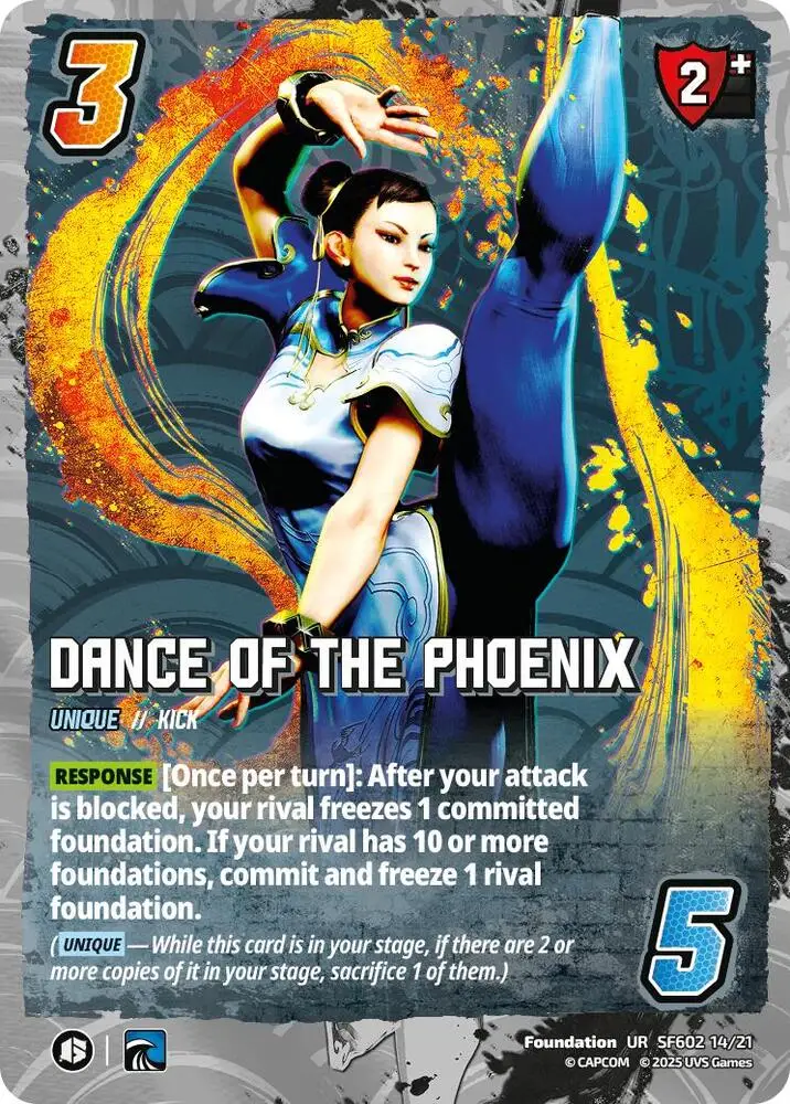 Dance of the Phoenix card front