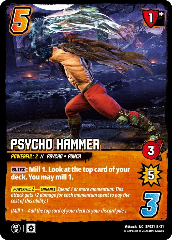 Psycho Hammer card front