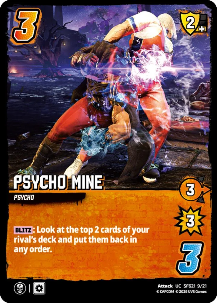 Psycho Mine card front