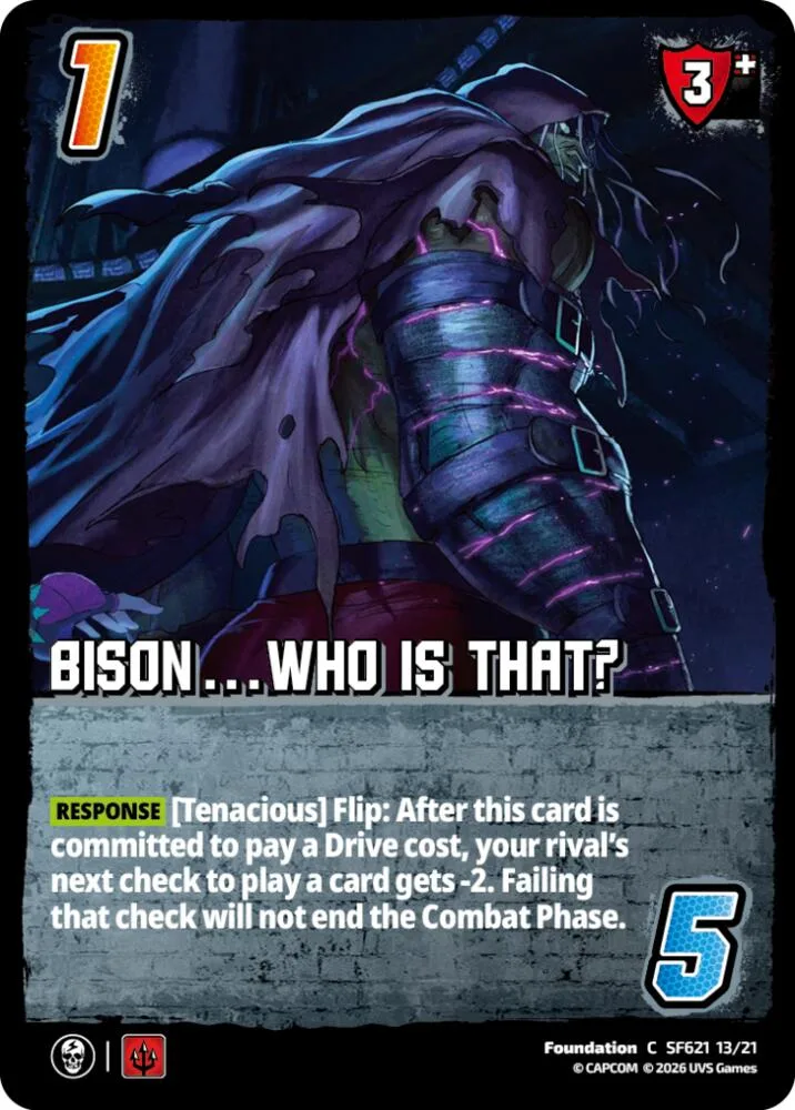 Bison . . . Who Is That? card front