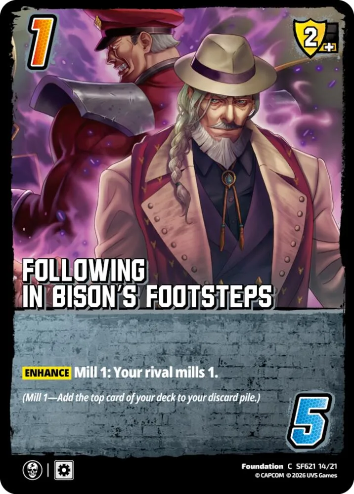 Following In Bison's Footsteps card front