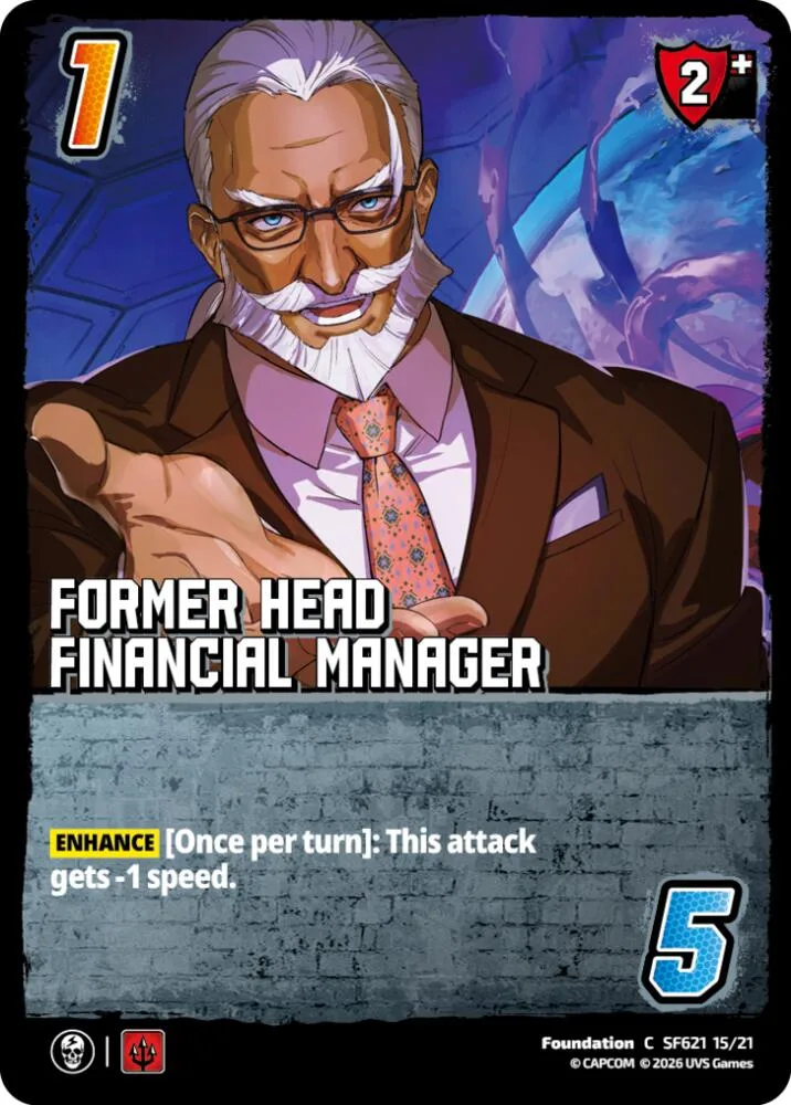 Former Head Financial Manager card front