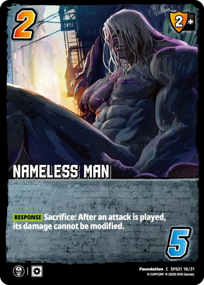 Nameless Man card front
