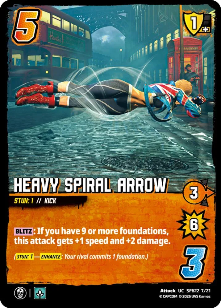 Heavy Spiral Arrow card front