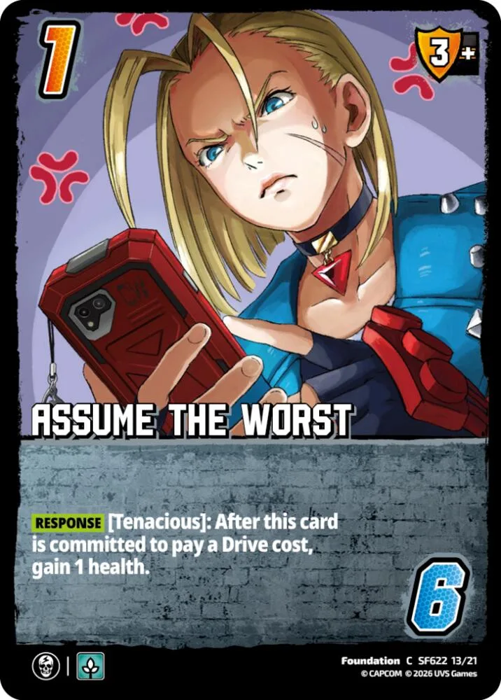 Assume the Worst card front