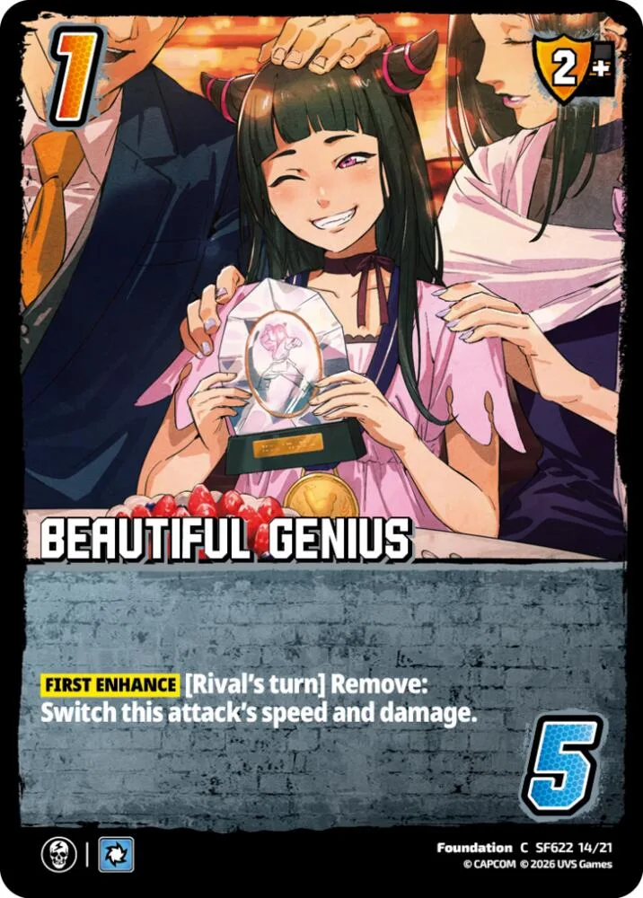 Beautiful Genius card front
