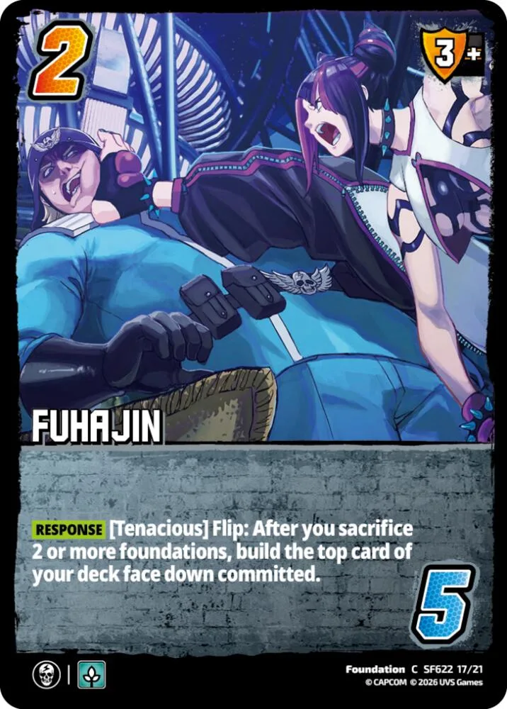Fuhajin card front