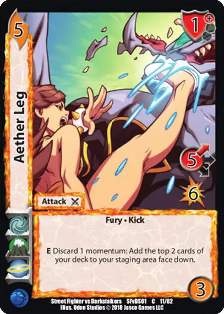 Aether Leg card front