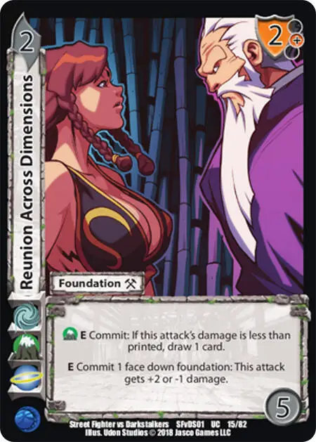 Reunion Across Dimensions card front