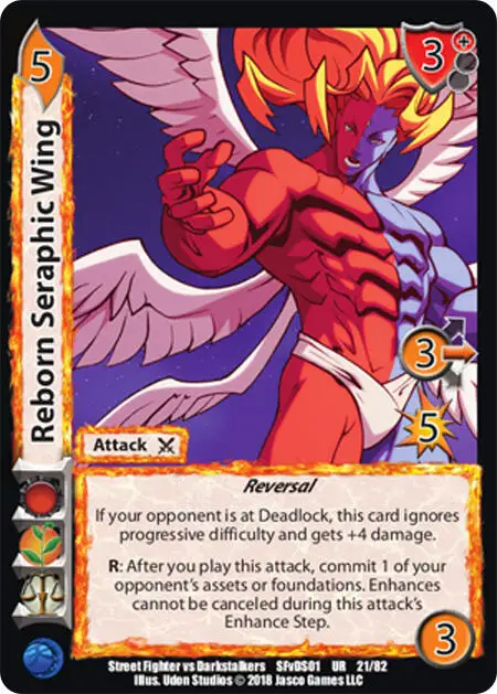 Reborn Seraphic Wing card front