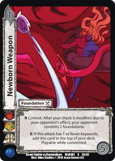 Newborn Weapon card front