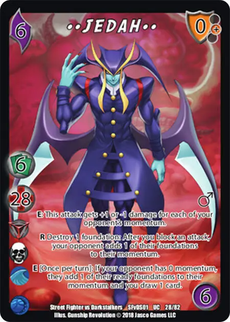 Jedah** card front