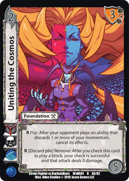 Uniting the Cosmos card front