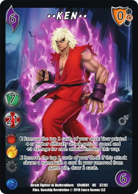Ken** card front