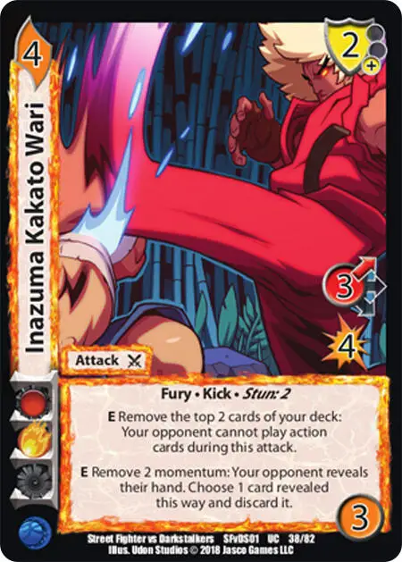 Inazuma Kakato Wari card front