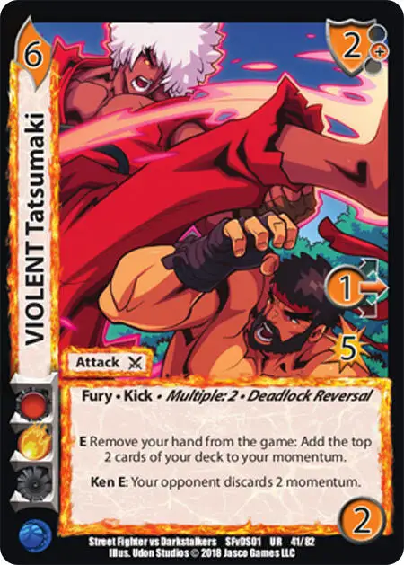 VIOLENT Tatsumaki card front
