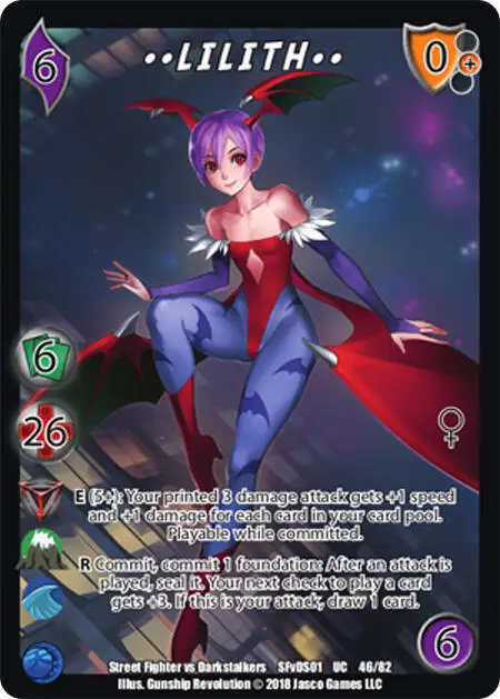 Lilith** card front