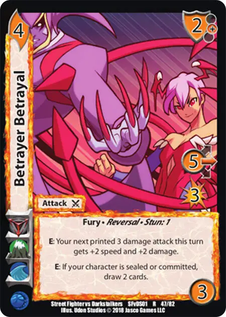 Betrayer Betrayal card front