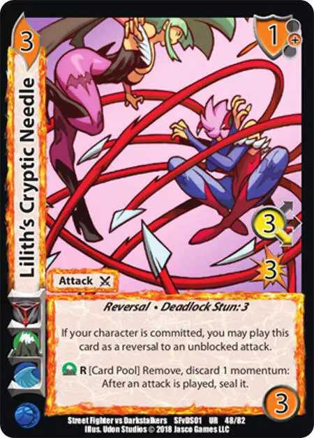 Lilith's Cryptic Needle card front