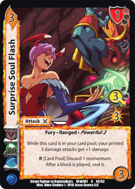 Surprise Soul Flash card front