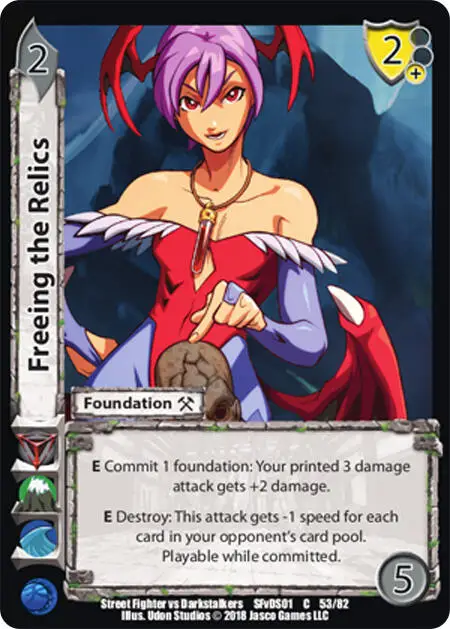 Freeing the Relics card front