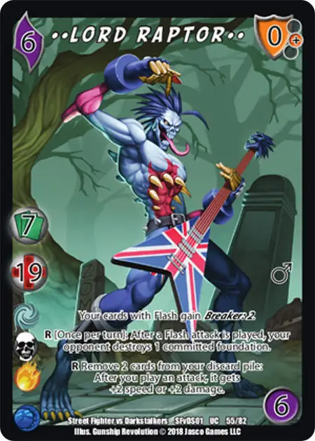Lord Raptor** card front