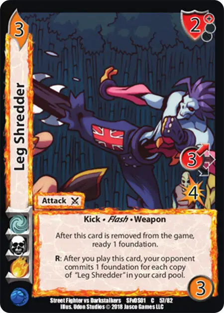 Leg Shredder card front