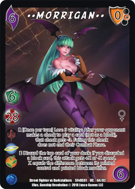 Morrigan** card front
