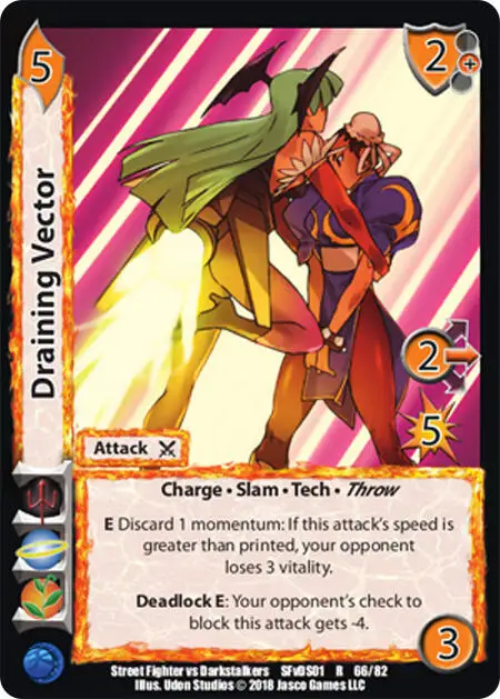 Draining Vector card front