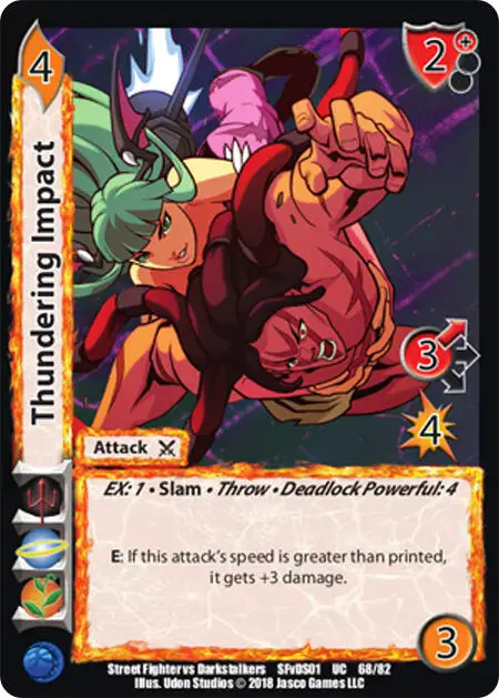 Thundering Impact card front