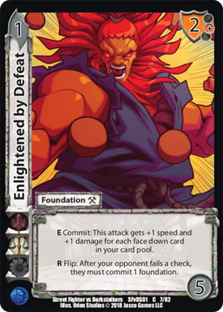 Enlightened by Defeat card front