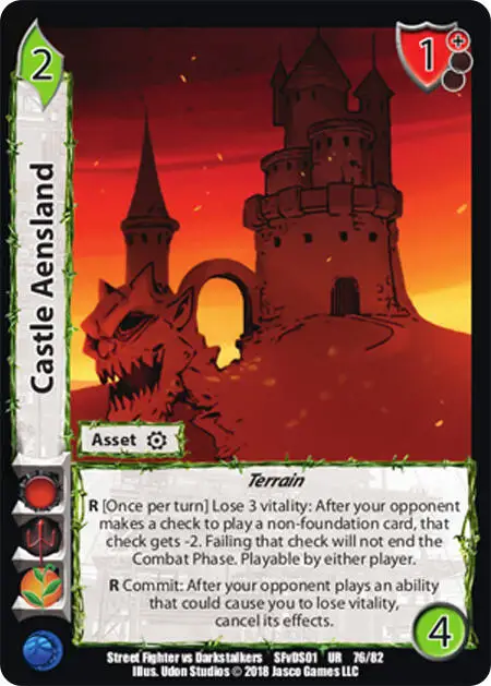 Castle Aensland card front