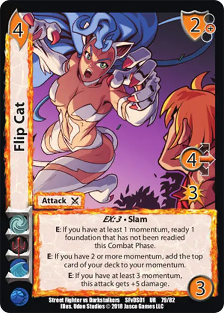 Flip Cat card front