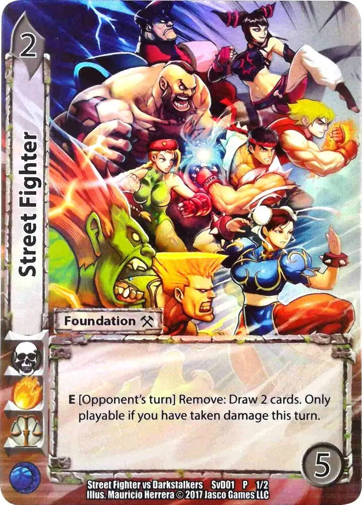 Street Fighter card front
