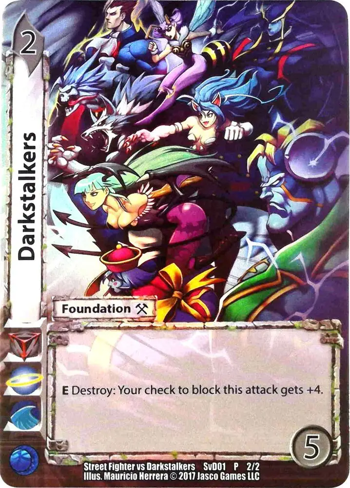 Darkstalkers card front