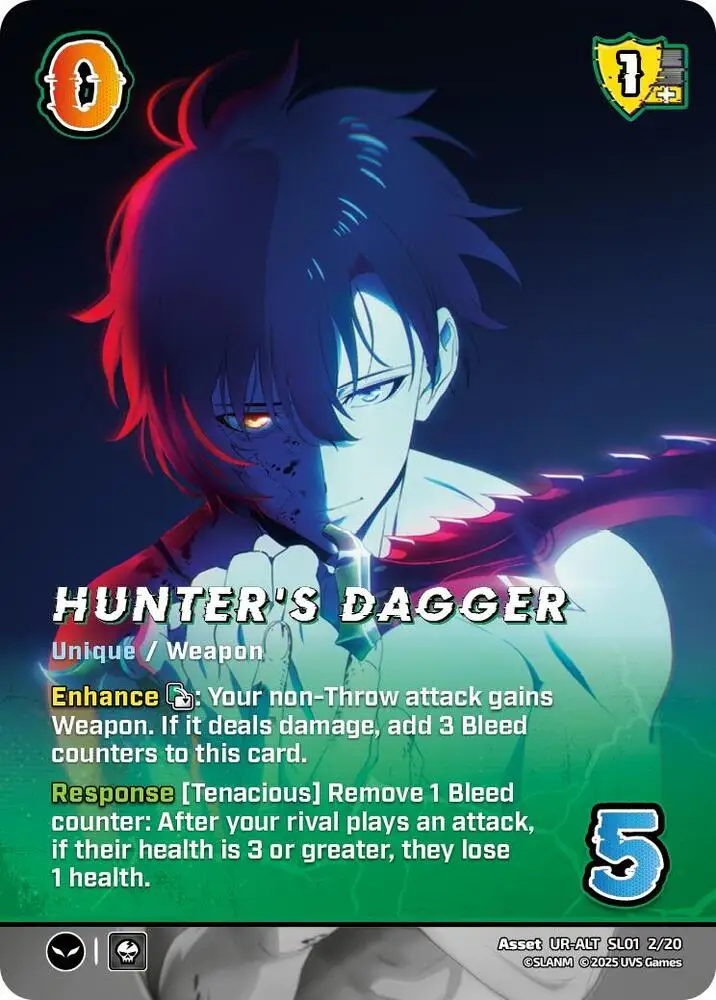 Hunter's Dagger (Alternate Art) card front