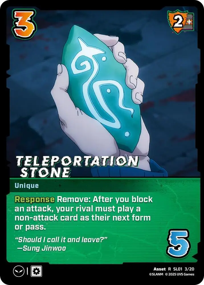 Teleportation Stone card front